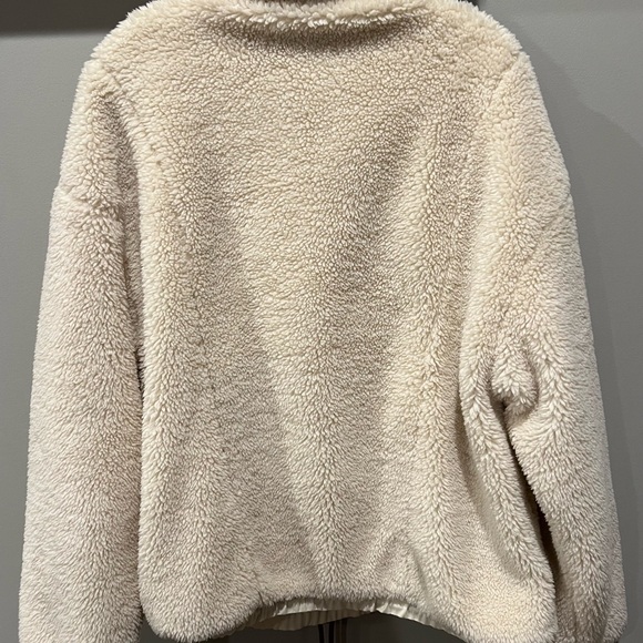 Women’s Varley Pull Over Half Zip Sherpa Appleton Fleece Cinch Waist Size L - Picture 9 of 14